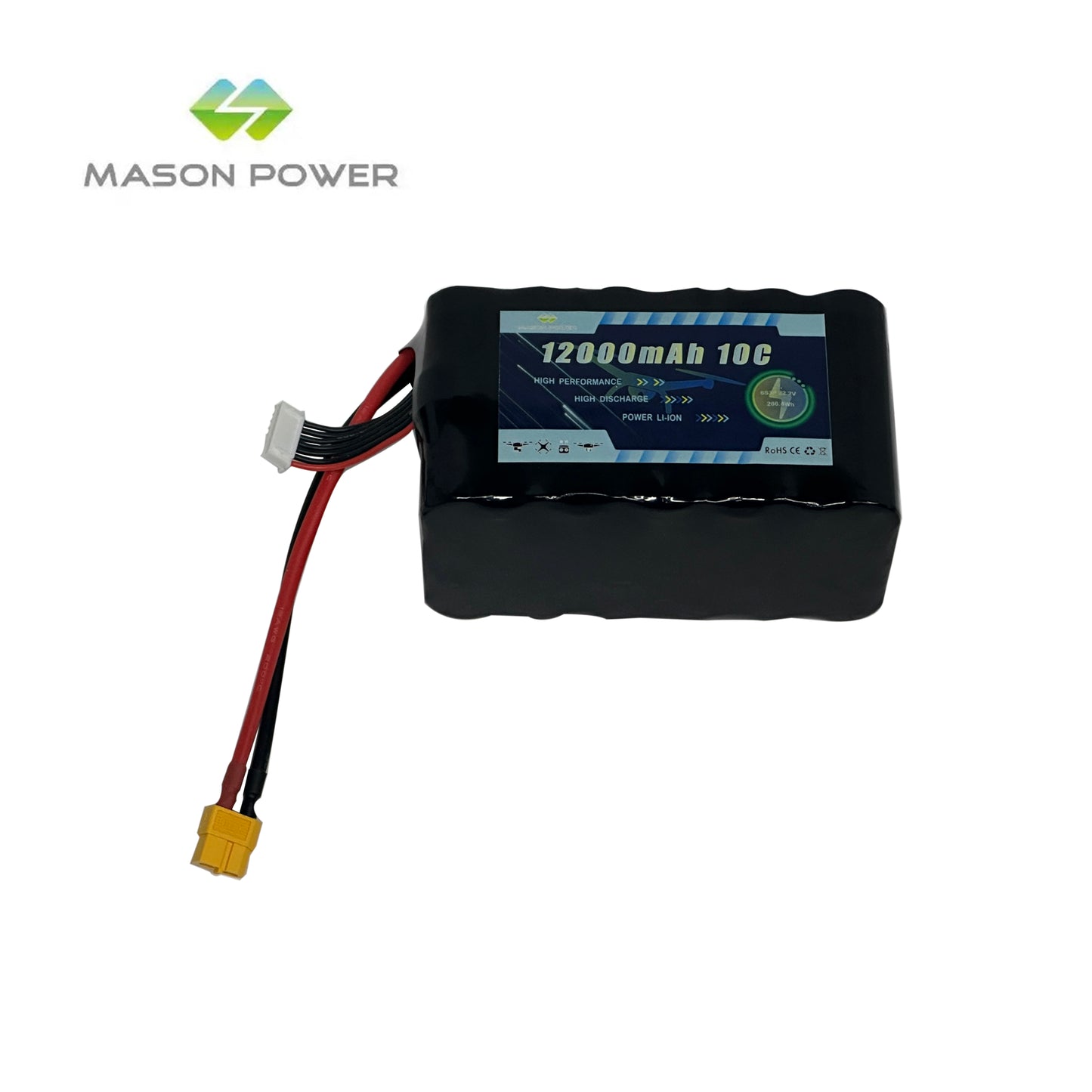 22.2V 12000mAh 6S3P Li-ion Battey Pack For Race FPV Drone