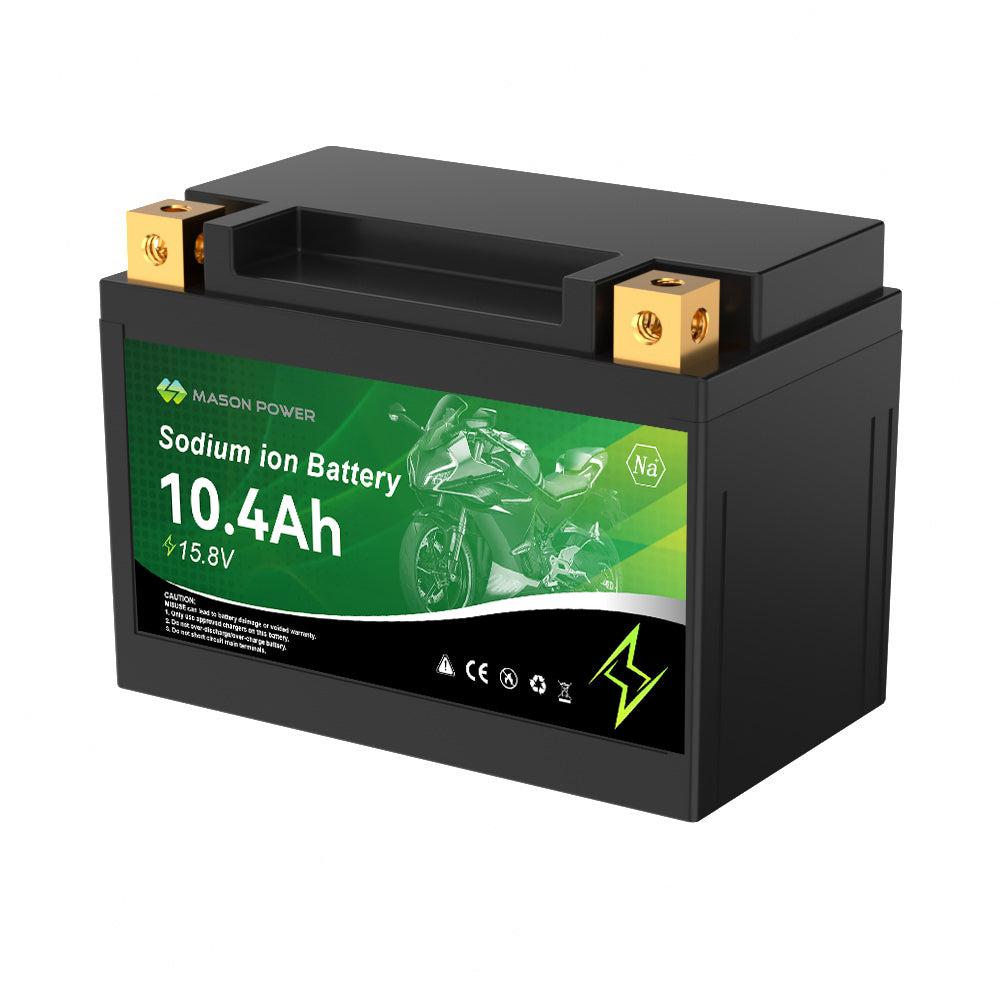Hot Sale 15.8V 10.4Ah Motorcycle Sodium Ion(Na+)Starter Battery