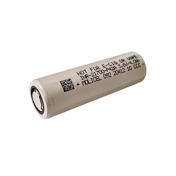 Original Molicel P42A 21700 3.6V 4200mAh Cylindrical Cell On Sale