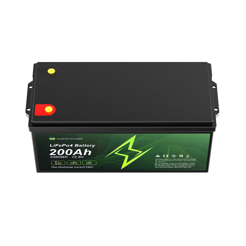 12.8V 200Ah 2560Wh LiFePO4 Batteries