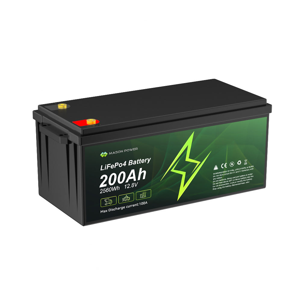 12.8V 200Ah 2560Wh LiFePO4 Batteries