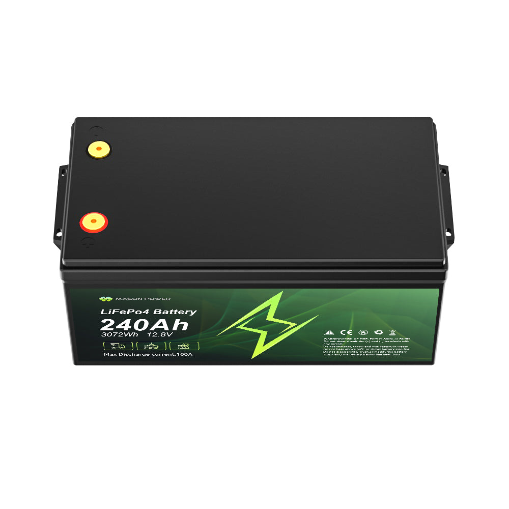 12.8V 240Ah 3072Wh LiFePO4 Batteries