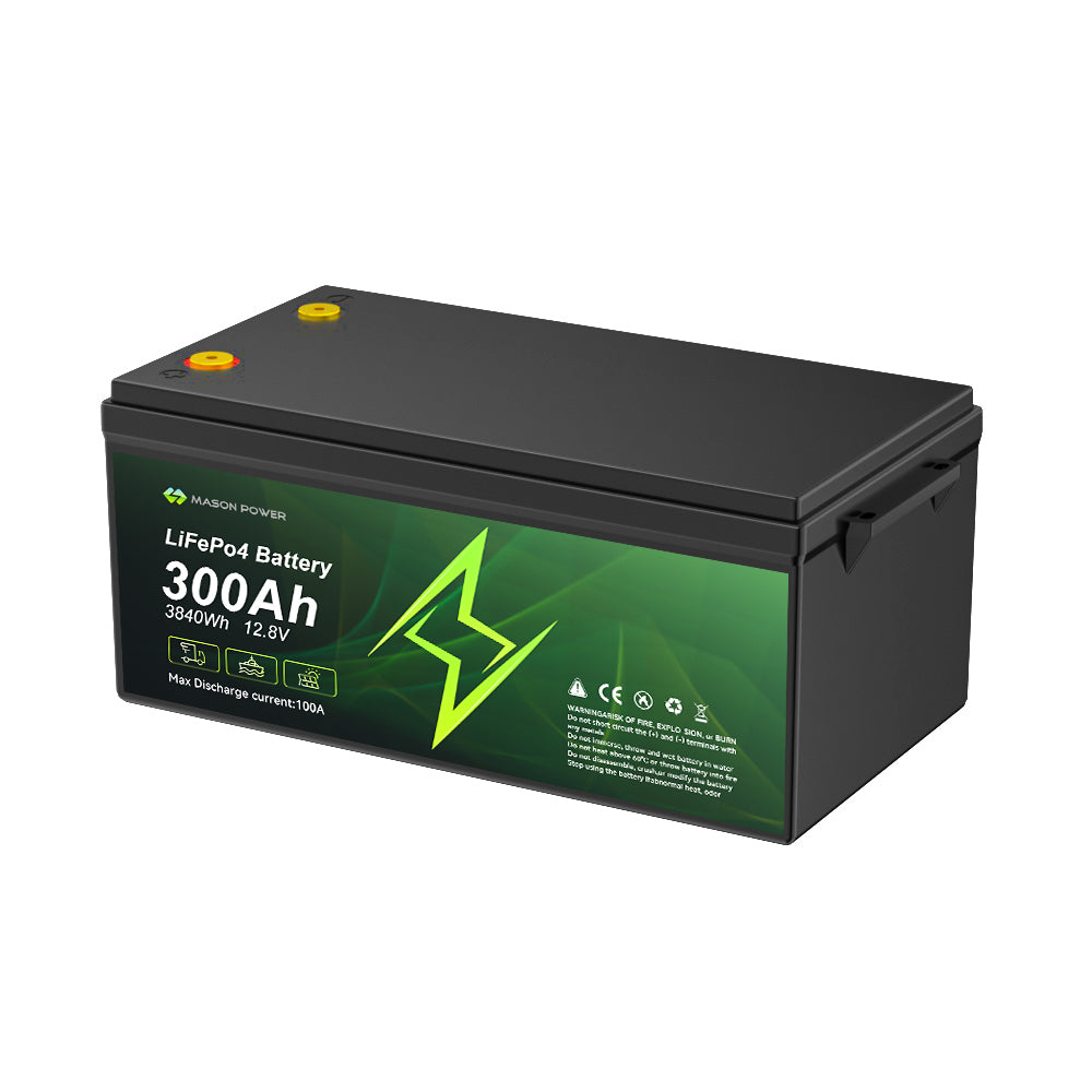 12.8V 300Ah 3840Wh LiFePO4 Batteries