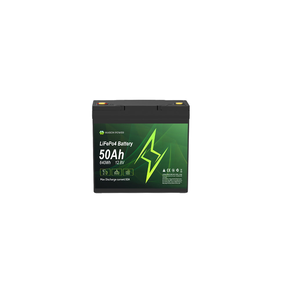 12.8V 50Ah 640Wh LiFePO4 Batteries