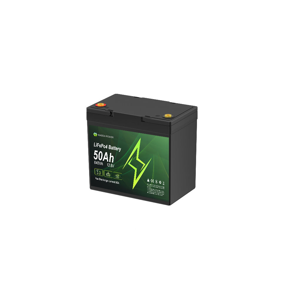 12.8V 50Ah 640Wh LiFePO4 Batteries