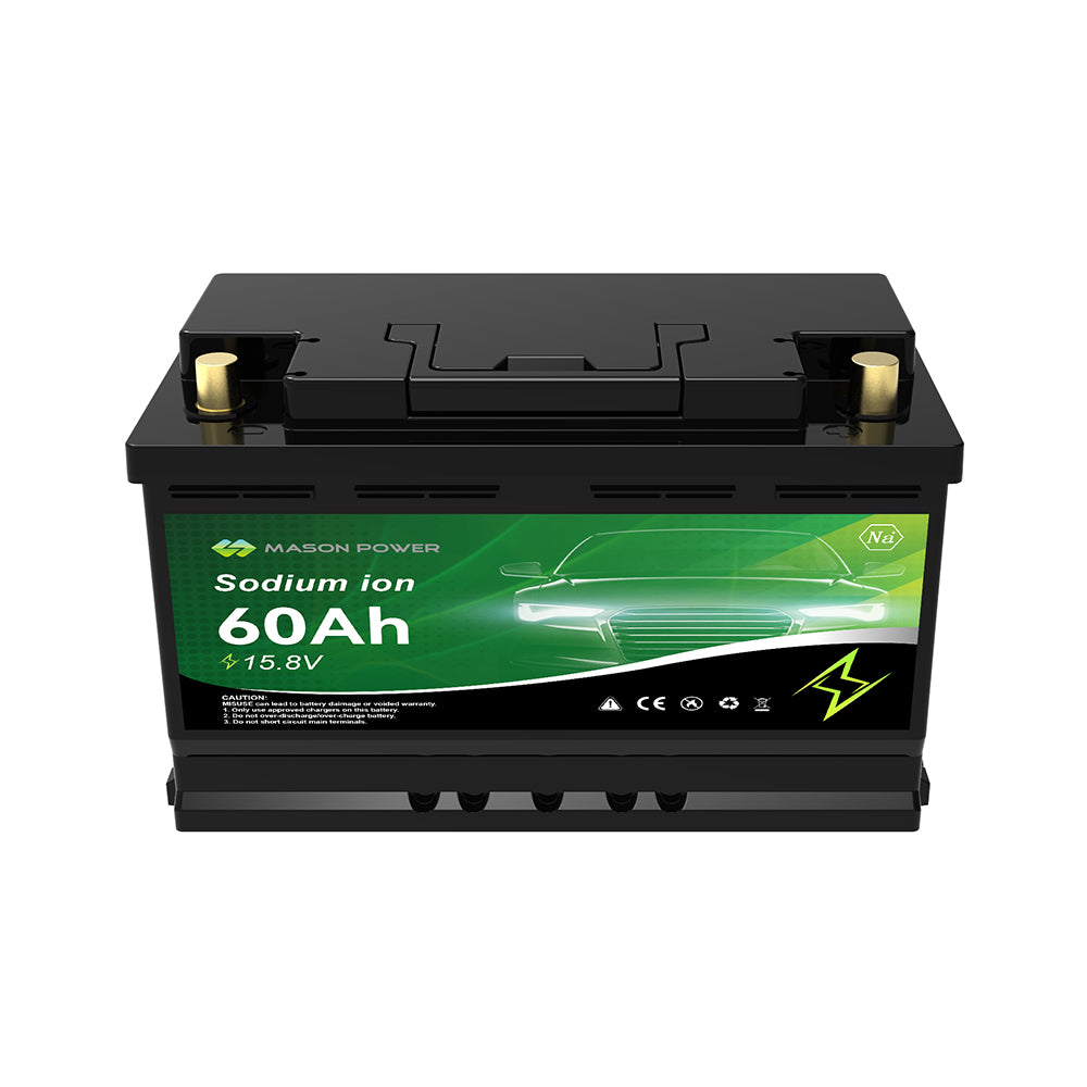 15.8V 60Ah Car Sodium Ion(Na+) Starter Battery