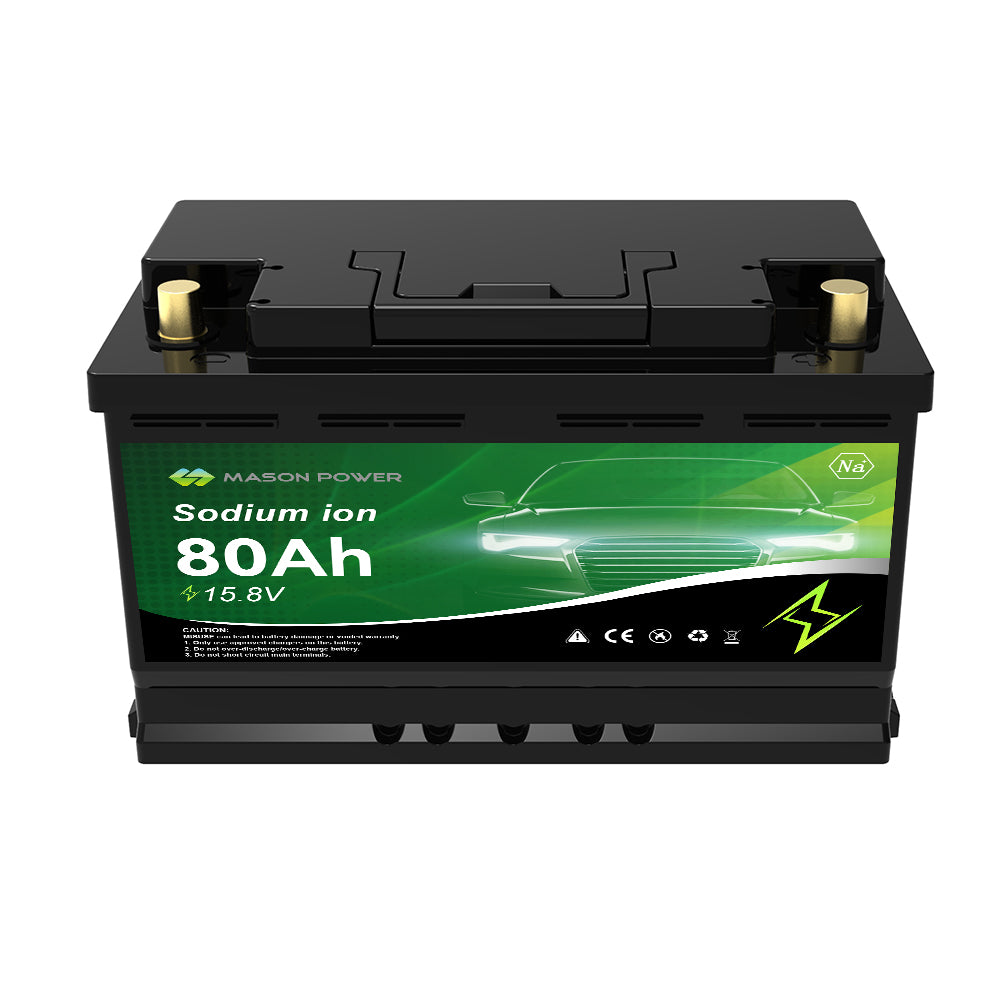 15.8V 80Ah Car Sodium Ion(Na+) Starter Battery