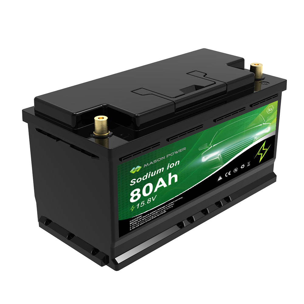 15.8V 80Ah Car Sodium Ion(Na+) Starter Battery