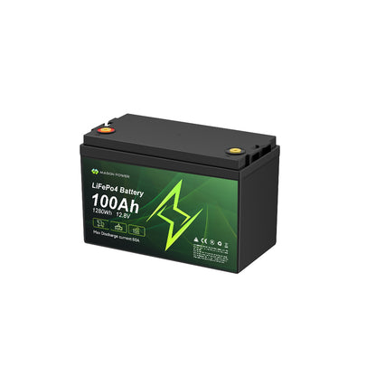 12V 100Ah  1280Wh  LiFePO4  Batteries