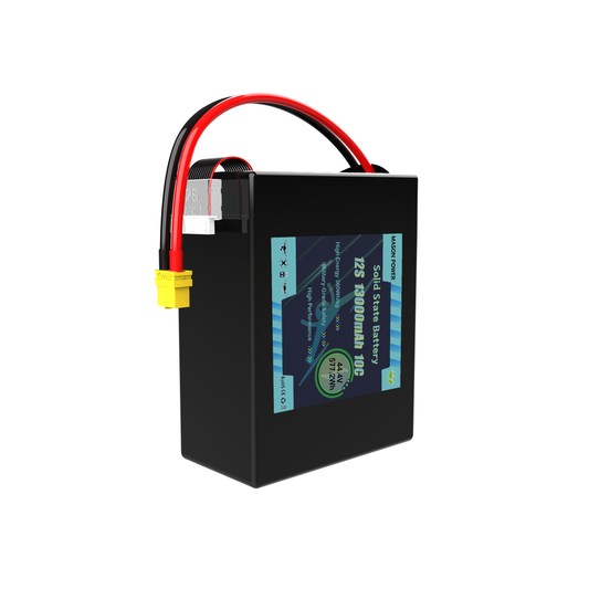 360Wh/kg Solid State 12S 44.4V 13000mAh 10C Lipo Battery for Cargo Drones