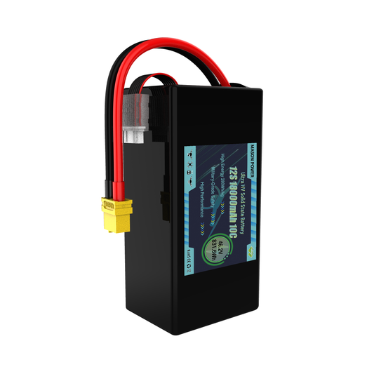 Light 12S High Voltage 46.2V 18000mAh High Energy Solid State Battery Packs for Coaxial Helicopter