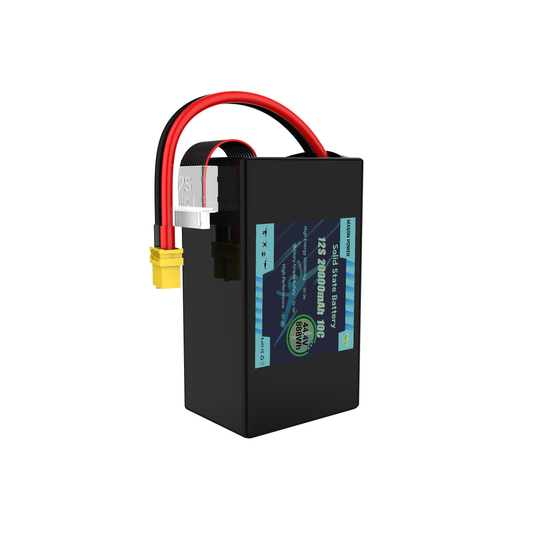 12S 44.4V 20000mAh UAV Drone Battery 360Wh/kg 10C Solid State Battery Pack for Firefighting Drones