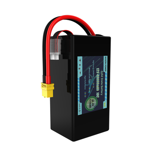 Rechargeable 12S 44.4V 40000mAh 10C Solid State Drone Battery 360Wh/kg High Density Battery Pack