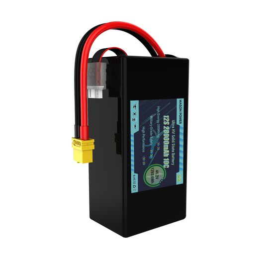 High Voltage 12S 46.2V 28000mAh High Energy LiHV 10C Solid State Battery Packs