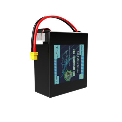 High Energy Density 360Wh/kg Solid State Battery 14S 51.8V 14500mAh 10C Lipo Battery Pack