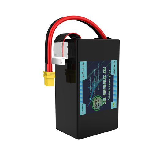 Solid State Lipo Battery 360Wh/kg 14S 10C 51.8V 22000mAh for Aerial Survey Drones