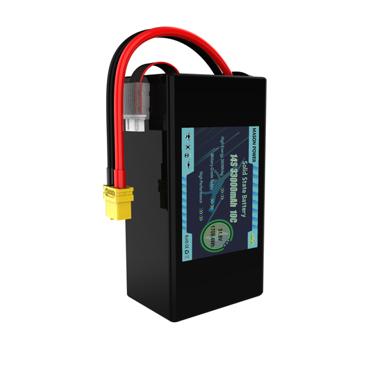 High Quality Solid State Battery 360Wh/kg 14S 10C 51.8V 33000mAh for eVTOL Platform