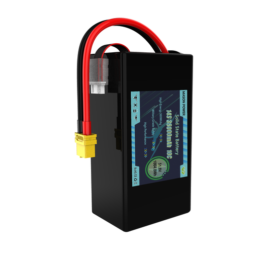 Reliable Factory Solid State Battery 360Wh/kg 14S 10C 51.8V 36000mAh Battery Pack
