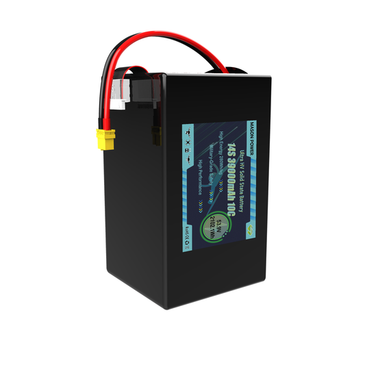 Advantageous 14S High Voltage LiHV 53.9V 39000mAh Reliable Solid State Drone Battery Packs