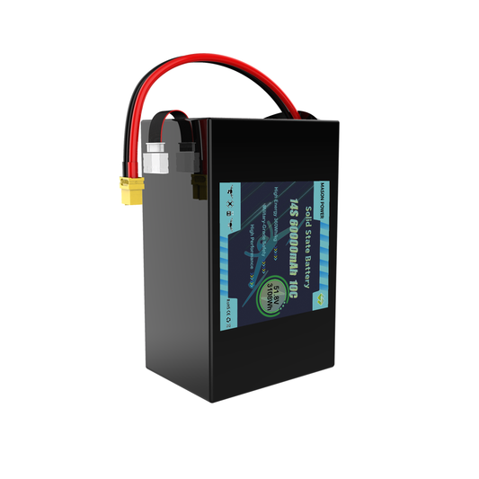High Capacity 14S 10C 51.8V 60000mAh 360Wh/kg Solid State Battery Pack