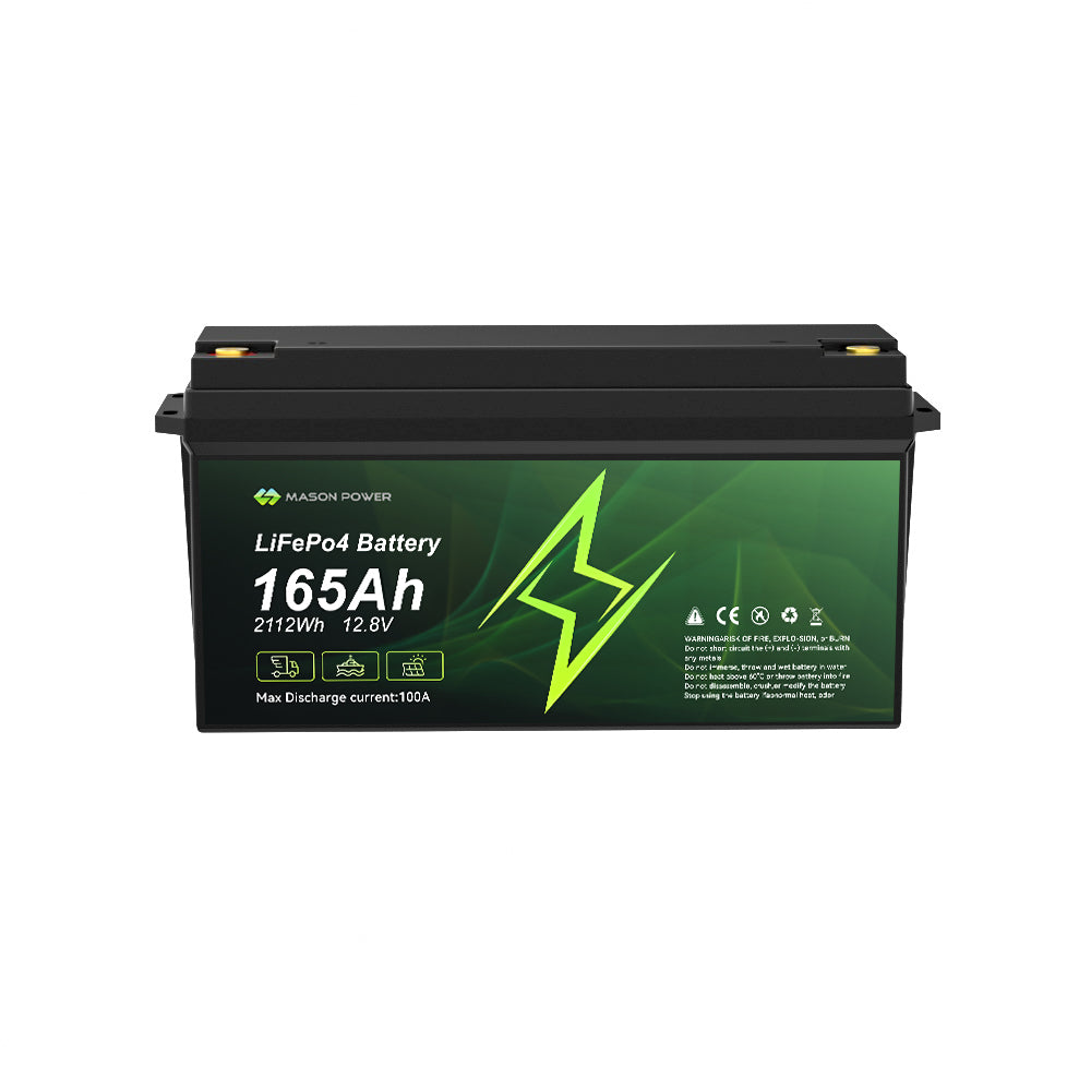 12V 165Ah  2112Wh  LiFePO4  Batteries