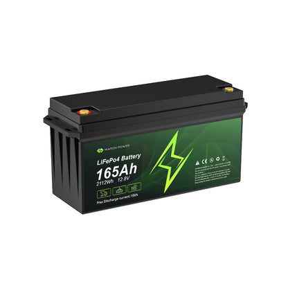 12V 165Ah  2112Wh  LiFePO4  Batteries