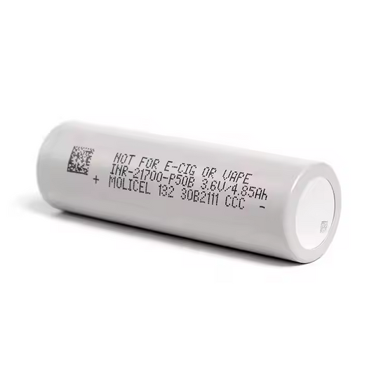 Original Molicel P50B 21700 3.6V 5000mAh Cylindrical Cell On Sale