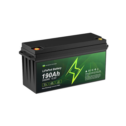 12V 190Ah  2432Wh  LiFePO4  Batteries