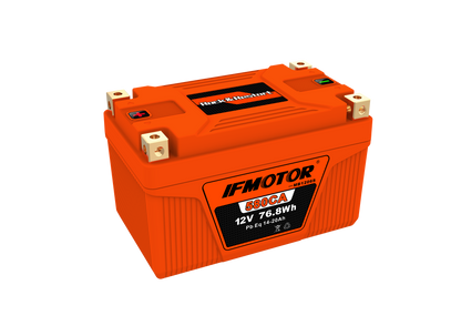 IFMOTOR ROCK&RESTART 12V 6Ah LITHIUM MOTORCYCLE BATTERY