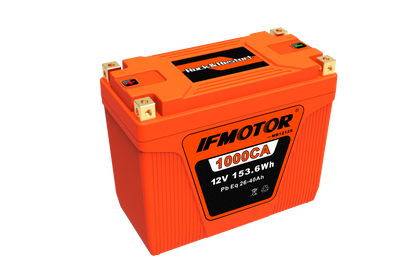 IFMOTOR ROCK&RESTART 12V 12Ah LITHIUM MOTORCYCLE BATTERY