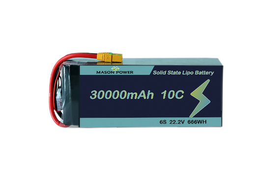Solid State 6S 30000mAh 10C LiPO Drone FPV Battery Pack