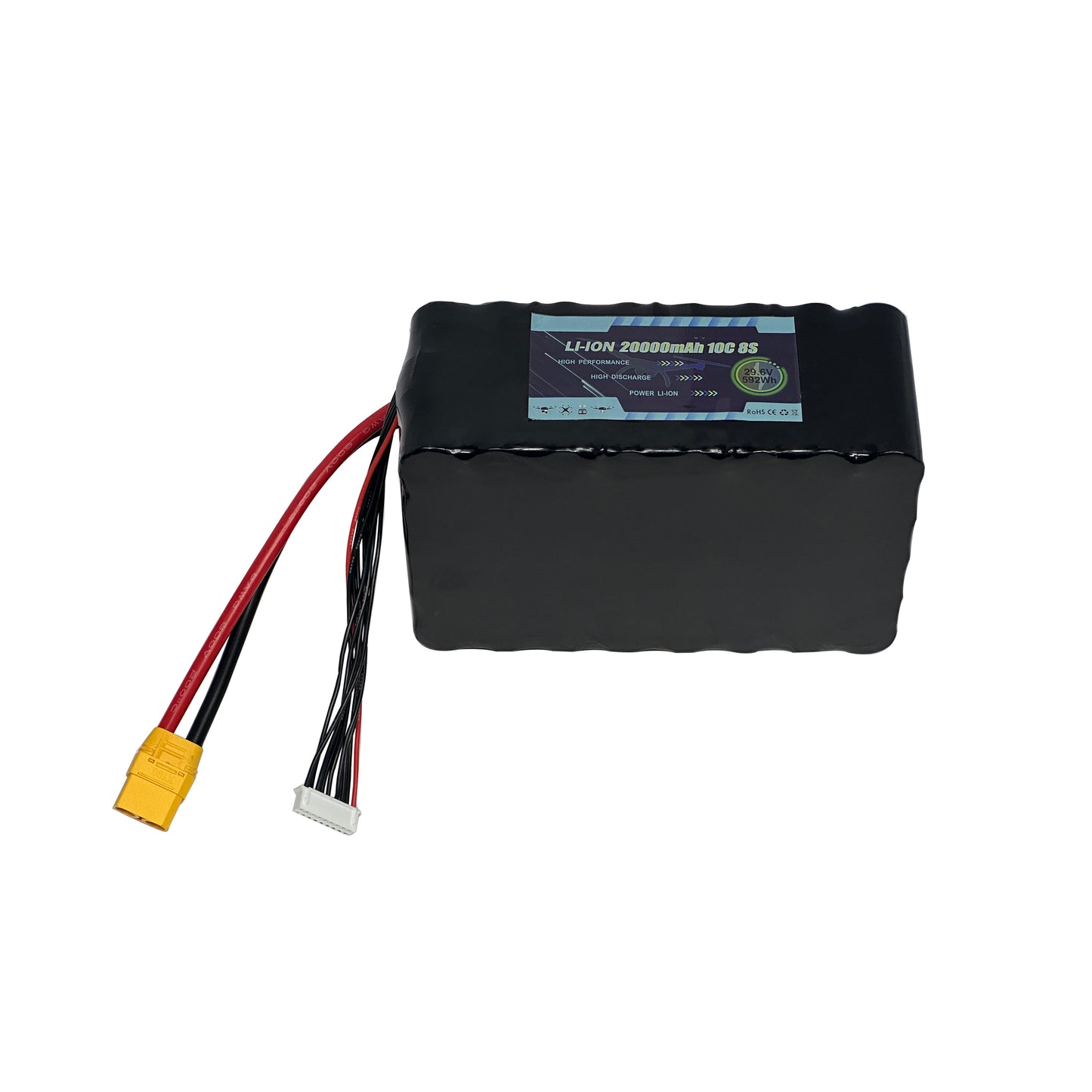 29.6V 22000mAh 8S3P Li-ion Battey Pack For Race FPV Drone