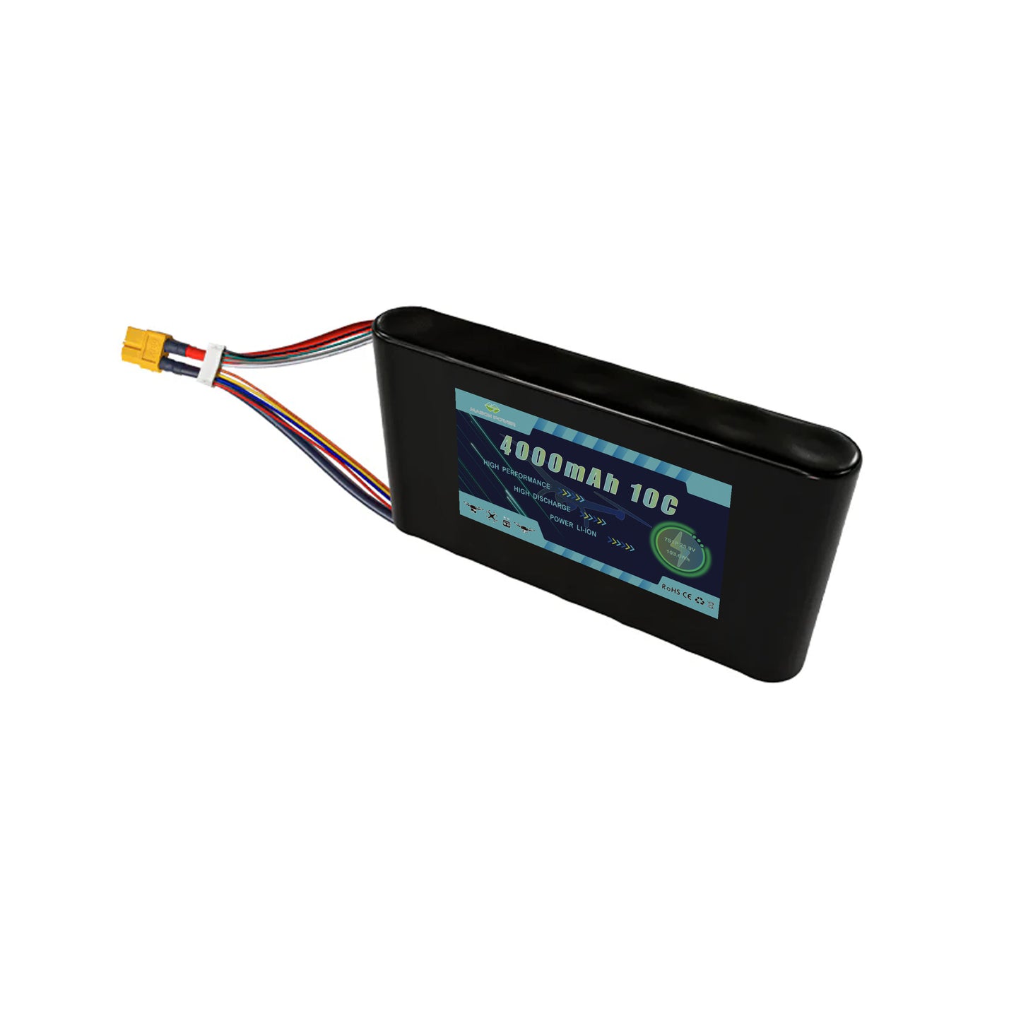 25.9V 4000mAh 7S1P Lithium Ion Battery Pack For FPV Drone