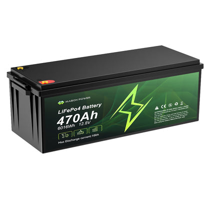 12V 470Ah  6016Wh  LiFePO4  Batteries