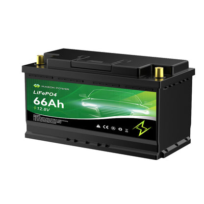 12.8V 66Ah LiFePO4 Battery for Car Starting