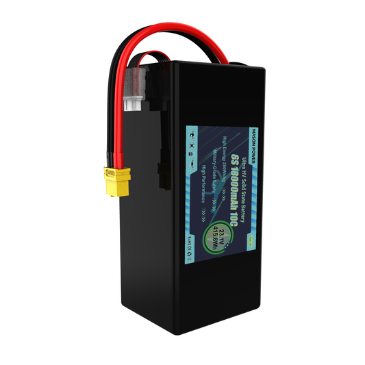 6S High Voltage 23.1V 18000mAh 10C Solid State Battery Packs for FPV Drones