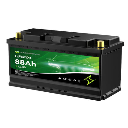 12.8V 88Ah LiFePO4 Battery for Car Starting