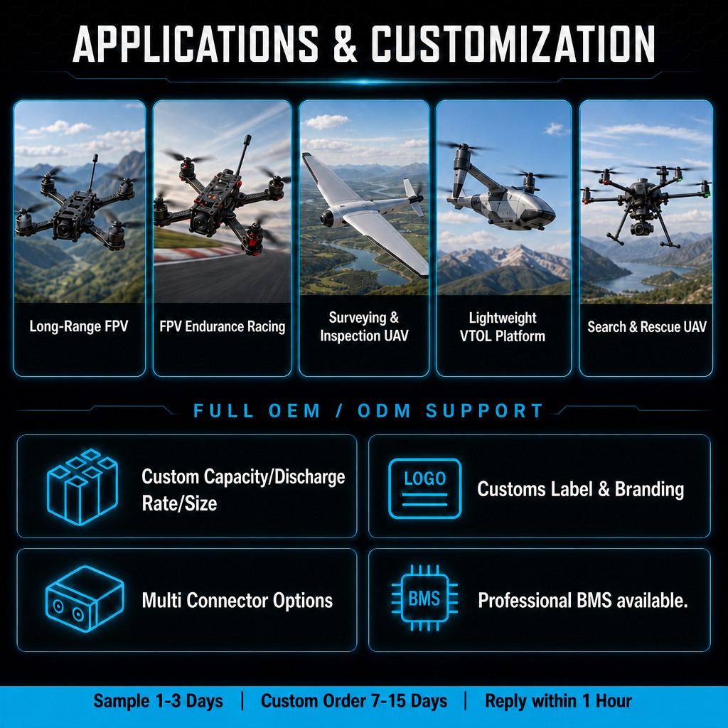 Mason Power 480Wh/kg Solid State Lithium Ion Cell 16Ah 3C Continuous Discharge for Custom Drone Battery Packs